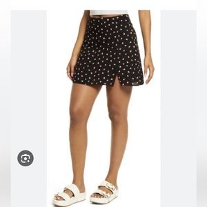 Nordstrom BP women’s black print skirt ~ mini skirt and flowy summer skirt